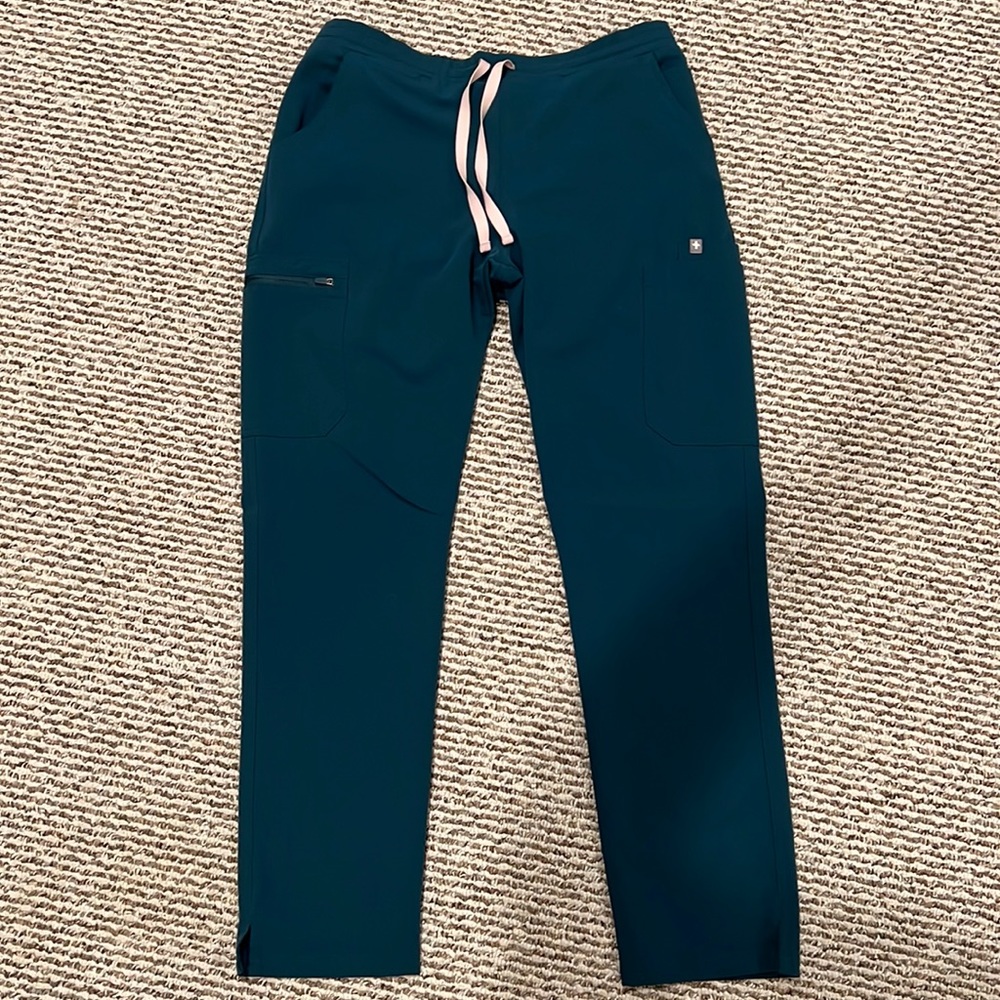 Figs draw string skinny. Medium. Caribbean blue